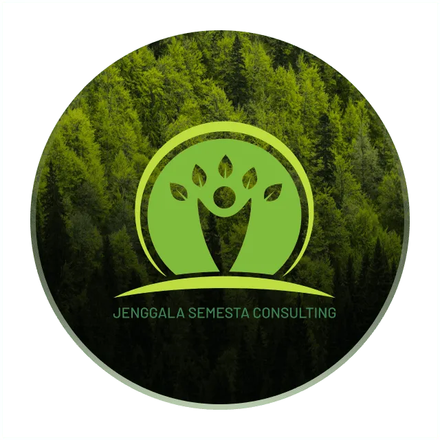 Logo of Jenggala Semesta Consulting, representing sustainable forestry solutions